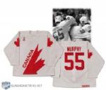Larry Murphys 1991 Canada Cup Team Canada Game Worn Jersey Photo Matched!