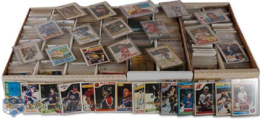 Huge Autographed Hockey Collection of 3400+