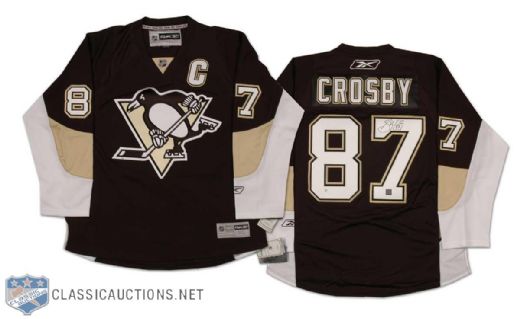 Autographed Sidney Crosby Pittsburgh Penguins Jersey
