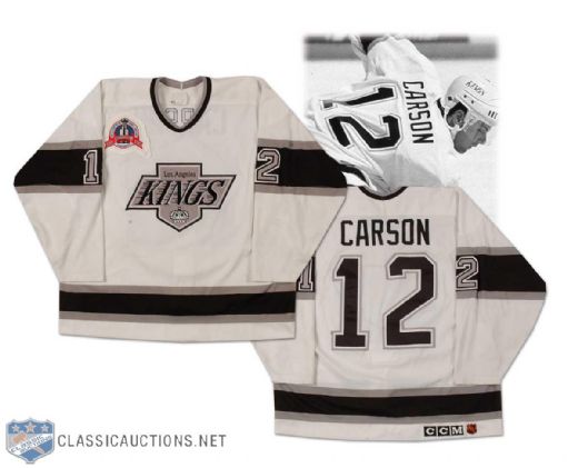 Jimmy Carson 1993 Stanley Cup Finals Los Angeles Kings Game Worn Jersey Video Matched!