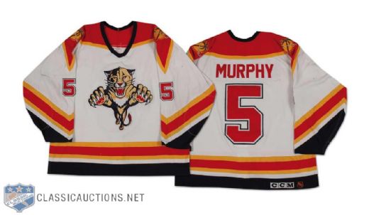 Gord Murphy 1993-94 Florida Panthers Game Worn Inaugural Season Home Jersey