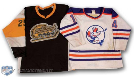 1980’s North Bay Centennials and Sherbrooke Castors Game Worn Jerseys