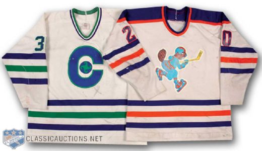 1980s St-Jean Beavers Game Worn Jersey Collection of 2
