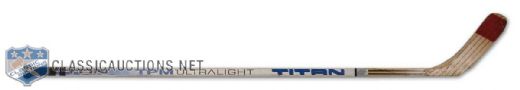 1994 Michel Goulet Game Used Titan Hockey Stick