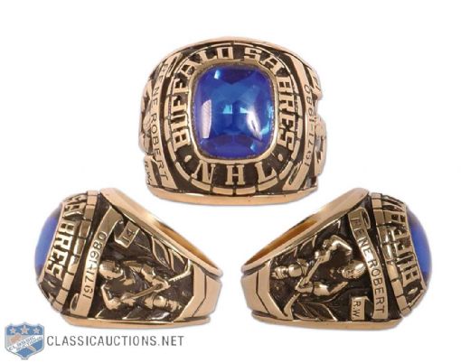 1970s Rene Robert Buffalo Sabres Gold Team Ring