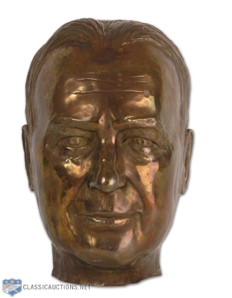 1980s Hector Toe Blake Bronze Bust (11")