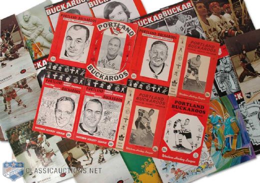 WHL Portland Buckaroos Program Collection of 32