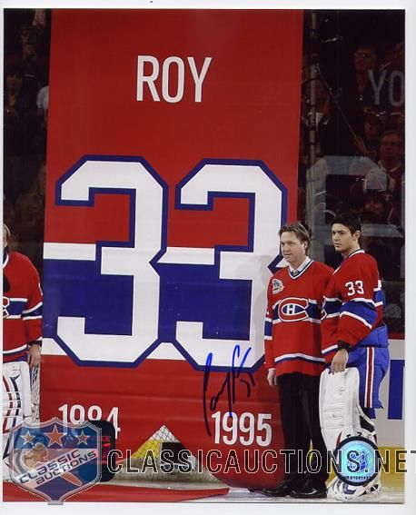 Carey Price Autographed Montreal Canadiens ROY Retirement Night Vertical 8x10 Photo *RARE*