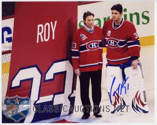 Carey Price Autographed Montreal Canadiens ROY retirement Night Horizontal 8x10 Photo *RARE*