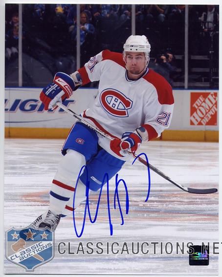 Chris Higgins Autographed Montreal Canadiens 8x10 Photograph