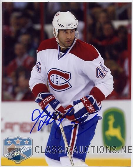 Roman Hamrlik Autographed Montreal Canadiens 8x10 Photograph