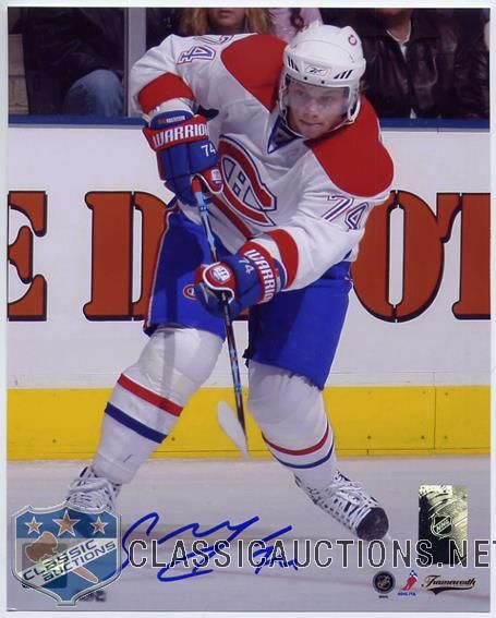 Sergei Kostitsyn Autographed Montreal Canadiens 8x10 Photograph