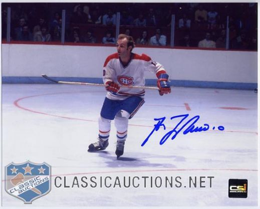 Guy Lafleur Autographed Montreal Canadiens 8x10 Photograph