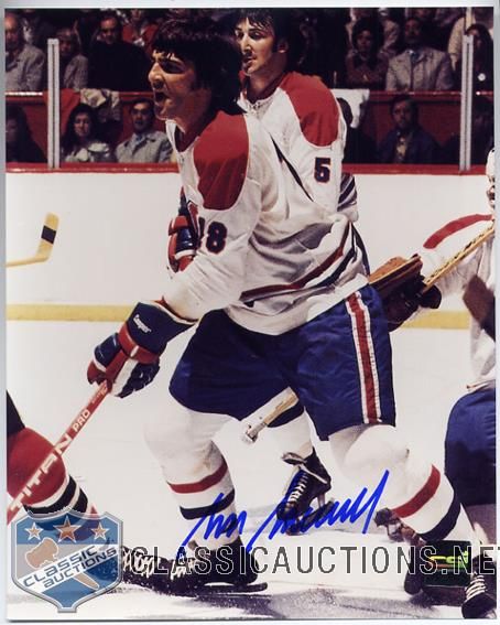Serge Savard Autographed Montreal Canadiens 8x10 Photograph