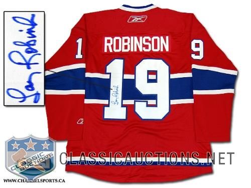 Larry Robinson Autographed Montreal Canadiens Home Model Jersey