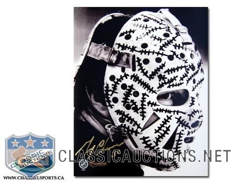 Gerry Cheevers Autographed Boston Bruins The Mask 8x10 Photograph