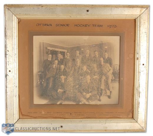 1923 Vintage Ottawa Senators Team Photo