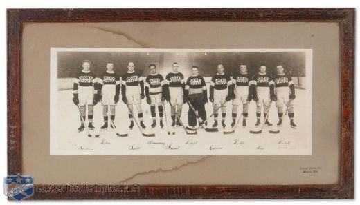 Framed Original 1921-22 Stanley Cup Champion Toronto St. Patricks Team Photo