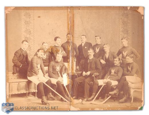 Early-1890s Montreal Amateur Athletic Association Cabinet Photo