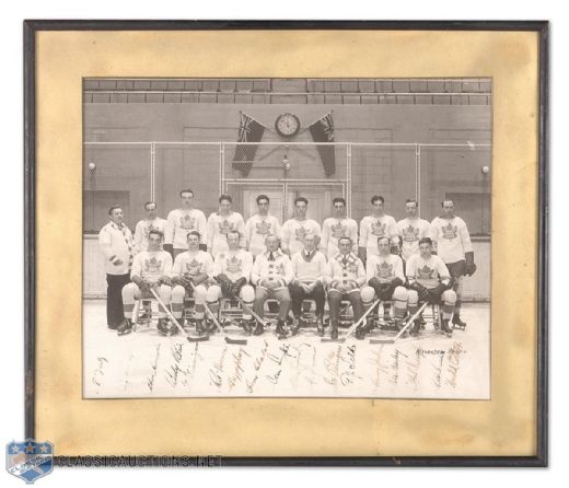 Spectacular 1931-32 Toronto Maple Leafs Team Signed Photo