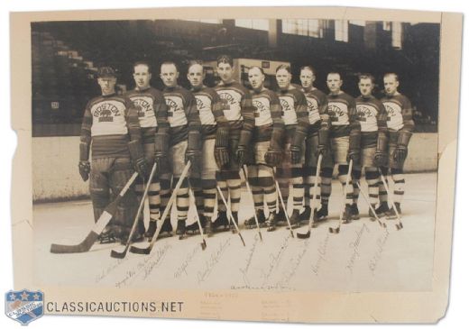 Amazing 1926-27 Boston Bruins Team Autographed Photograph