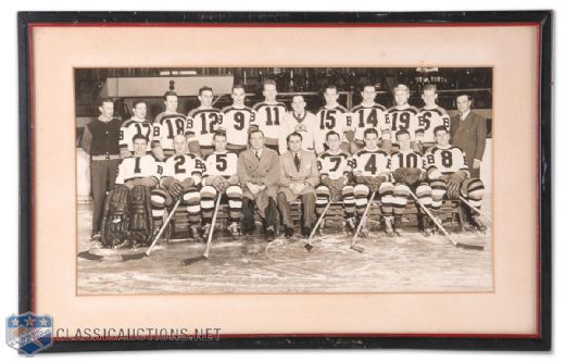 1938-39 Boston Bruins Stanley Cup Champions Team Photograph (10" x 16")