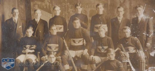 1911-12 St. Albans Team Cabinet Photo