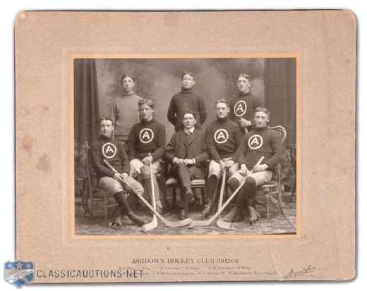 1902-03 Ashdown Hockey Club Cabinet Photograph (12 x 15")