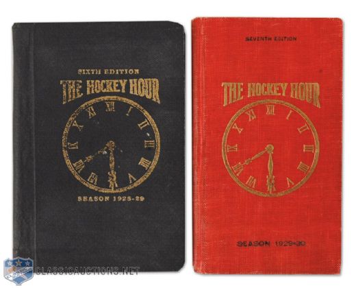 1928-29 & 1929-30 "The Hockey Hour" Guide Collection of 2