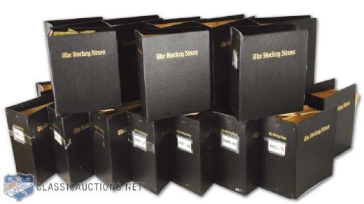 Hockey News Collection of 23 Volumes, from 1971-72 to 1993-94