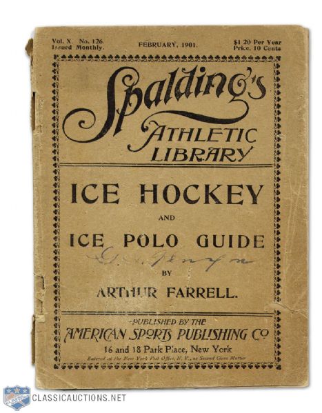 1901 Spalding Ice Hockey Guide