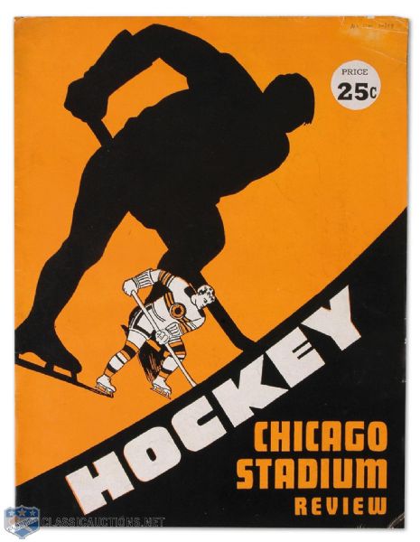 1948 Second NHL All-Star Game Program