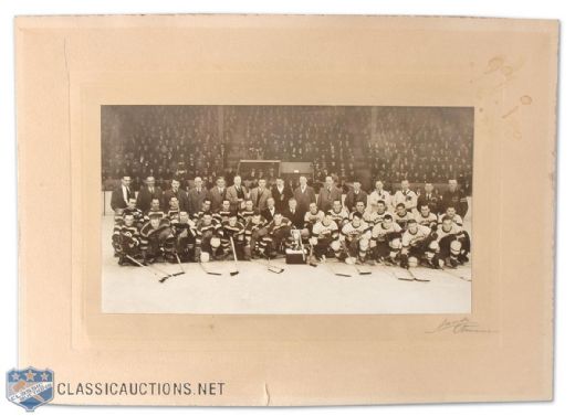 1934-35 St. Louis Eagles & Ottawa Senators Team Photograph (10" x 14")