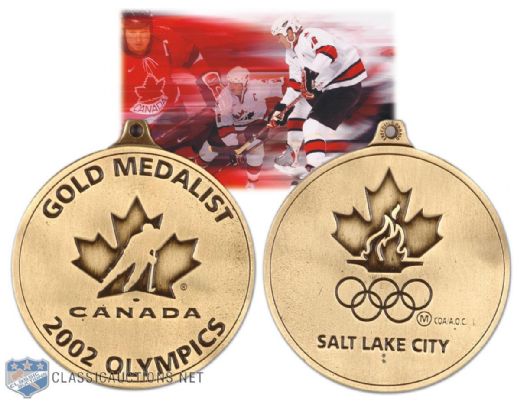 2002 Salt Lake City Olympic Hockey Gold Medal Presented to Stu Poirier