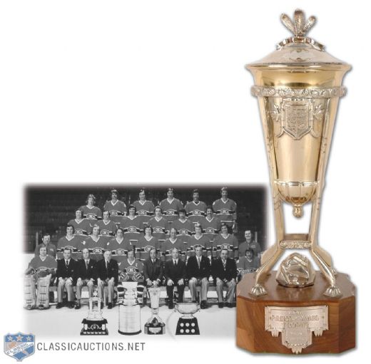 Yvon Lamberts 1975-76 Montreal Canadiens Prince of Wales Championship Trophy