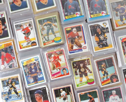 1980s Rookie Hockey Card Collection