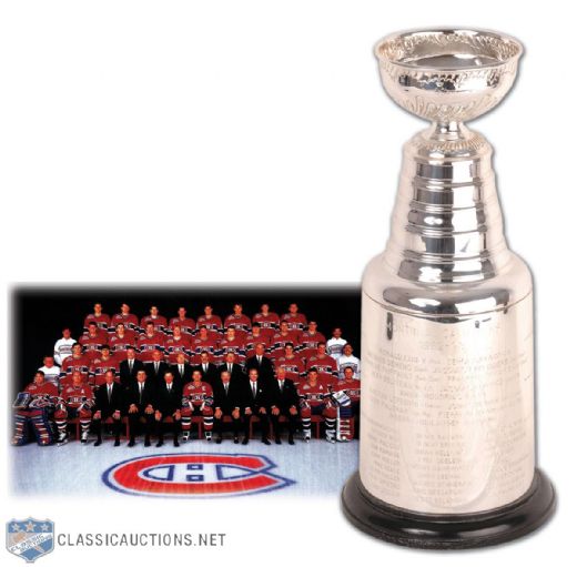 Jacques Laperrieres 1992-93 Montreal Canadiens Stanley Cup Championship Trophy
