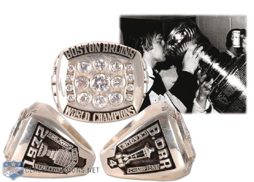Bobby Orr 1972 Boston Bruins Stanley Cup Championship Replica Ring