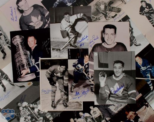 Toronto Maple Leafs Legends Autographed 10" x 8" Photo Collection of 19
