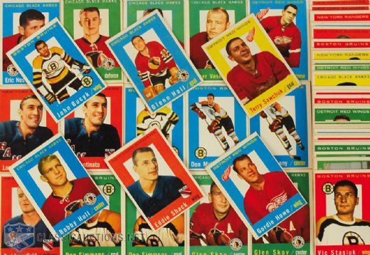 1959-60 Topps Card Lot of 58