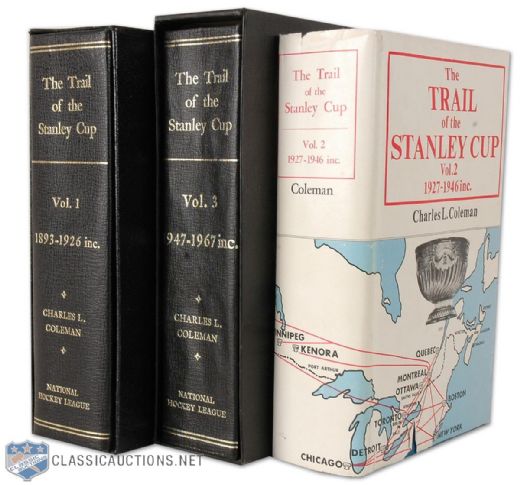 "Trail of The Stanley Cup" Complete Three-Volume Set