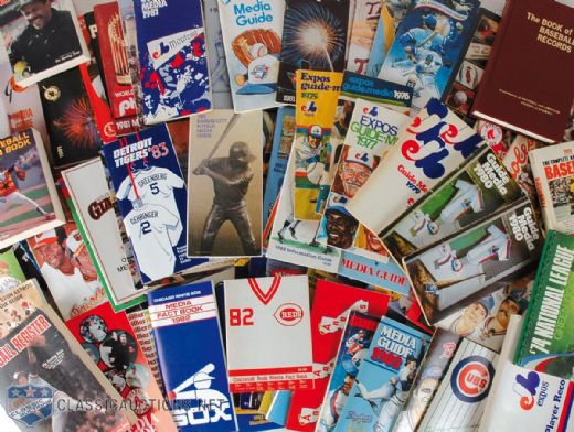 Roger Leblonds Massive Baseball Media Guide Collection