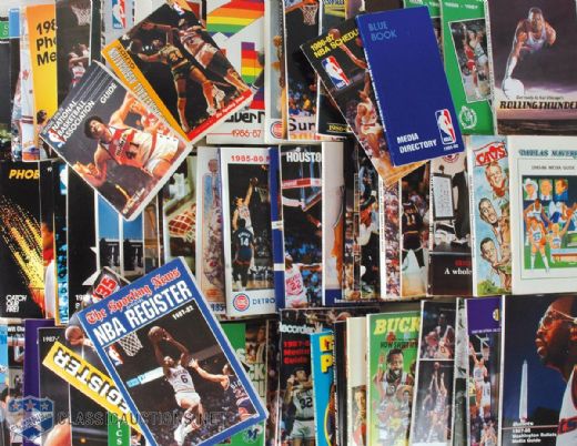 Roger Leblonds Huge Basketball Media Guide Collection