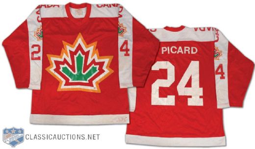 Robert Picard 1979 World Championships Team Canada Game Worn Jersey
