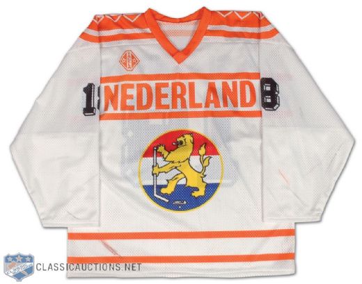 1990s Slagmolen Team Netherlands World Championships U20 Game Worn Jersey