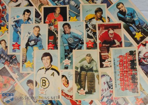 Complete 1971-72 O-Pee-Chee NHL Poster Set of 24