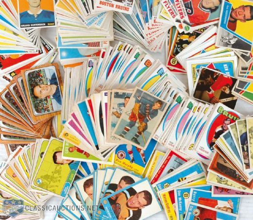 1950s, 60s & 70s Miscellaneous Hockey Card Collection of 400+