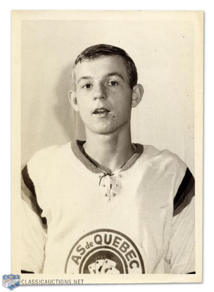 1966-69 Guy Lafleur Quebec Jr. Aces Photo