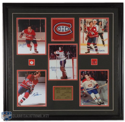 Montreal Canadiens Legends Framed Photo Montage