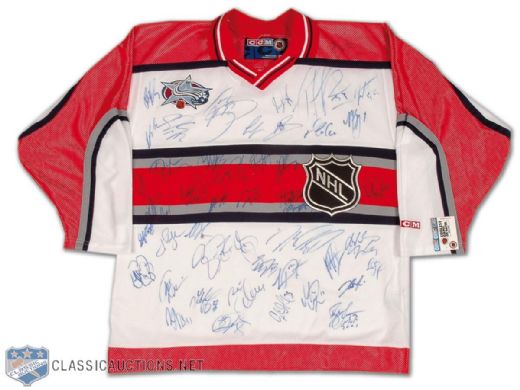 2001 NHL All-Star Game Team Autographed Jersey